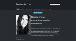 Desktop Screenshot of barriecole.com