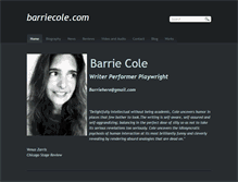 Tablet Screenshot of barriecole.com
